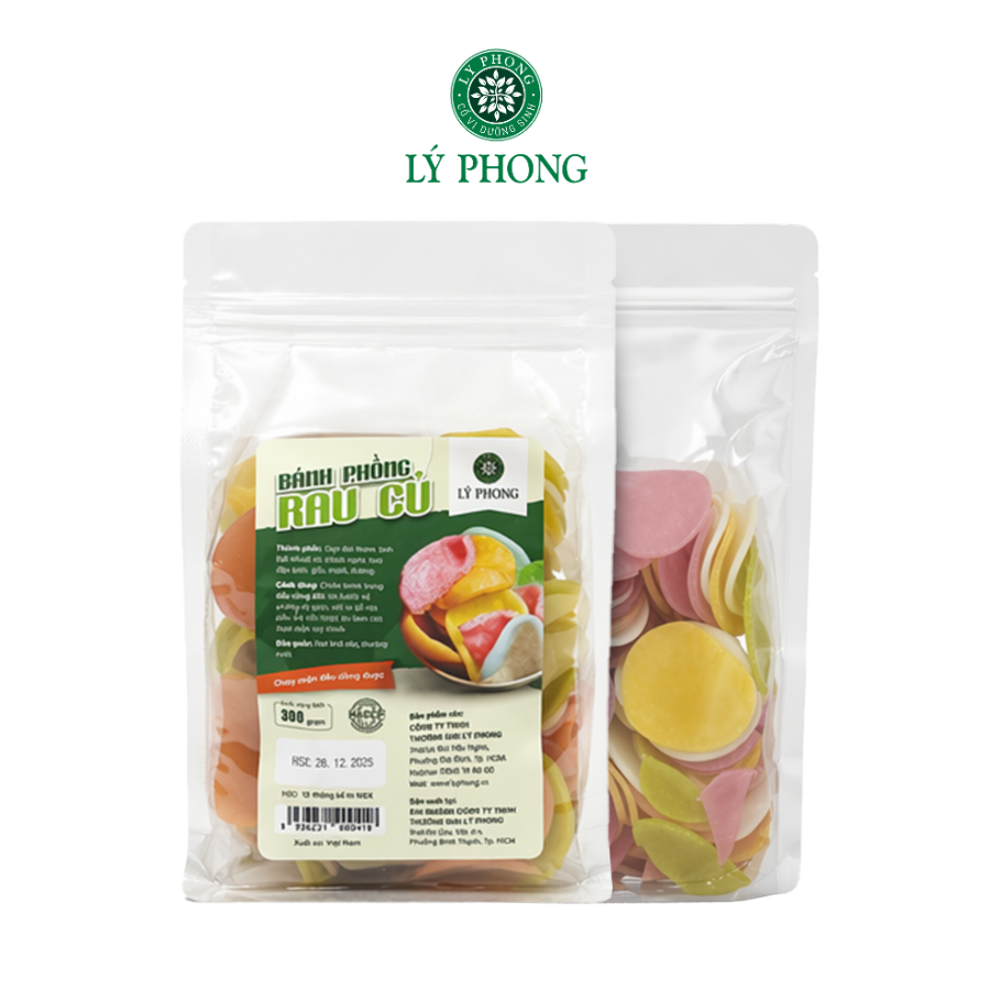 Bánh phồng rau củ - Túi 300 gram
